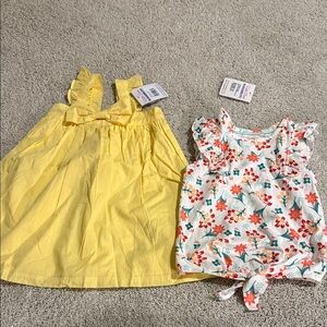 Ruffle Butts Swing dress & tank top 4T. NWT